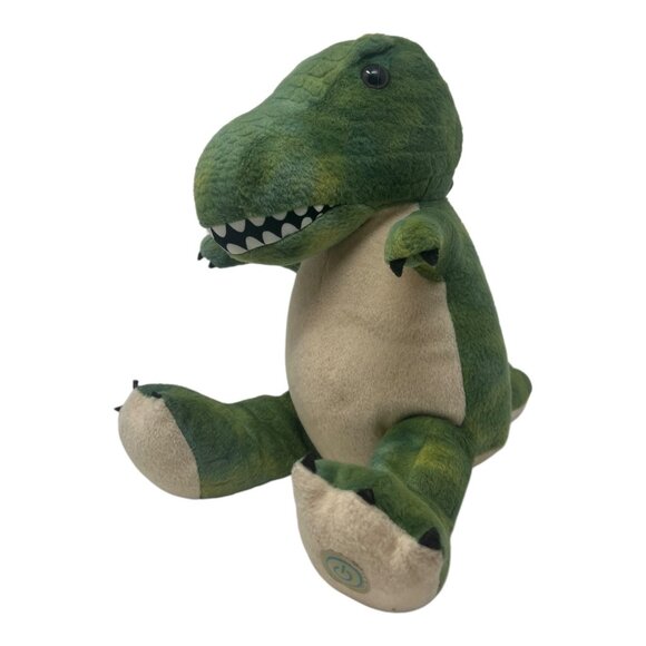 Health Touch T-Rex Dinosaur Massaging Vibration Massager Stuffed Animal Plush - Picture 1 of 8